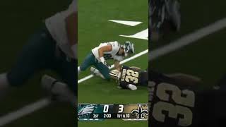 JALEN HURTS TO DALLAS GOEDERT FOR 43 YARDS 🦅🔥 I Eagles vs Saints Highlights [upl. by Ahsieki665]