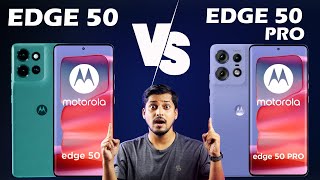 Motorola EDGE 50 vs EDGE 50 PRO [upl. by Alaj845]