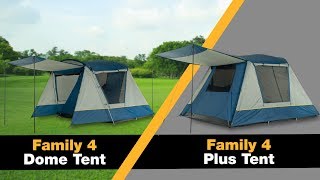 Family 4 and Family 4 Plus Dome Tents  Set up Instructions [upl. by Jaehne595]