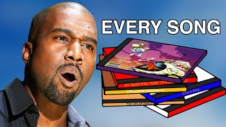 I Ranked EVERY Kanye Song [upl. by Reibaj]