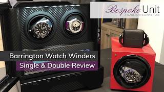 Barrington Single amp Double Watch Winders Review [upl. by Krystle477]