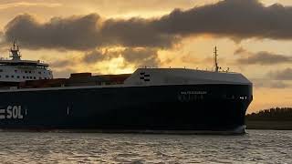 BALTIC ENABLER RoRo Passenger Cargo Ship  Spotted Zeeland Terneuzen Netherlands 🛟⚓️ [upl. by Reitrac]