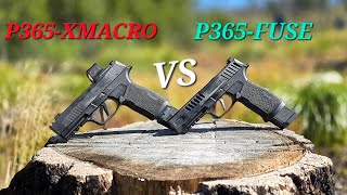 SIG P365 XMACRO VS SIG P365 FUSE [upl. by Arlene436]