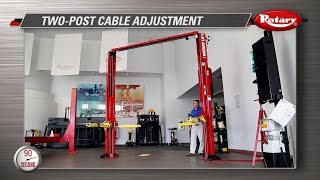 90 Second Know How 2 Post Cable Adjustment [upl. by Bramwell]