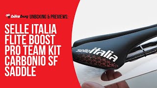 Selle Italia Flite Boost Pro Team Kit Carbonio SF Saddle  Bikebug [upl. by Frayne468]