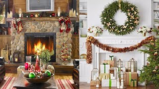 🎄100 CHRISTMAS MANTEL AND FIREPLACE DECOR IDEAS  CHRISTMAS DECORATING IDEAS 2024 🎄 [upl. by Ahsatin]