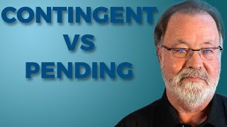 What are contingent vs pending contracts [upl. by Etrem]