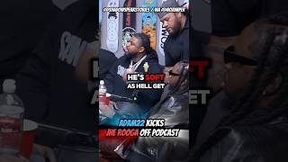 Adam22 Kicks Rooga off podcast chiraq nojumper rooga adam22 [upl. by Schonthal]