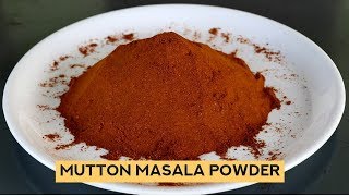 How to Make Mutton Masala Powder  Mutton Masala Powder Recipe [upl. by Ahseek]