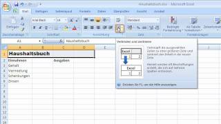 Excel für Einsteiger  Teil 3 Das erste Projekt [upl. by Yelsna]