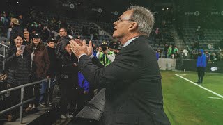 Interview Brian Schmetzer postmatch at LAFC [upl. by Aerdnaed]