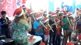 Apresentação de Natal do Cras  Flauta Doce Música Jingle Bells [upl. by Tarsuss]