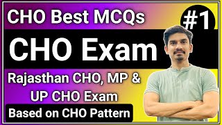 CHO Exam Most Important  Rajasthan CHO Exam 2024 [upl. by Akin]