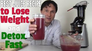 Best Juice Recipe to Lose Weight and Detox Fast [upl. by Aminta]