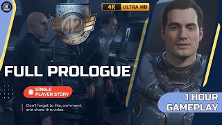 Squadron 42 Full Prologue Gameplay  Star Citizen SIngle Player Game Coming 2026 4K60 [upl. by Amabelle]