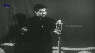 N T Ramarao Funny Speech  Santosham Old Telugu Movie Scenes [upl. by Vaas]