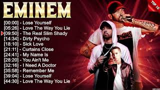 Best Songs Of Eminem Full Album  Eminem Greatest Hits  Best of Eminem Hits Playlist [upl. by Tilla520]