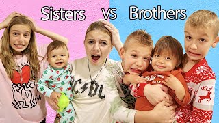 WHOS The BEST BABYSITTER Brothers Vs Sisters The Movie [upl. by Atirhs]