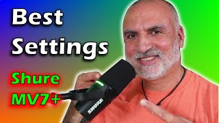 Shure MV7 Microphone best settings amp full review [upl. by Hersh]