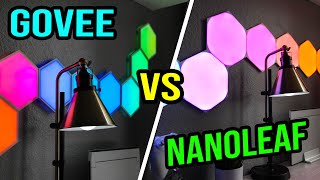 Govee vs Nanoleaf Hexagons  Which are Right for You [upl. by Dail]