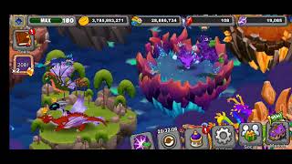 DragonVale  completing evolving of my Berry Dragon to the Aubergine 🤑🤑🤑dragonvale dragongamer [upl. by Danita434]