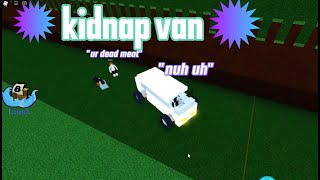 EPIC KIDNAP VAN IN BUILD A BOAT FOR TREASURE tutorial [upl. by Aznola]