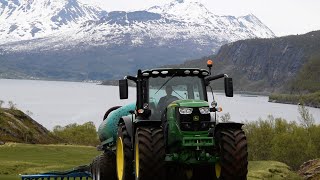 JOHN DEERE SPRING WORK 2019 2019 6155R  Command Pro  Mavic 2 Zoom [upl. by Saleme965]