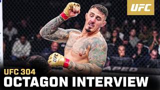 Tom Aspinall Octagon Interview  UFC 304 [upl. by Fonda883]