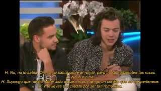 One Direction en el Show de Ellen Subtitulado  Parte 1 [upl. by Yennek]