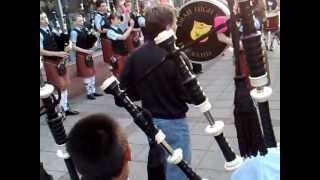 Scottish Bagpipe band music [upl. by Leirea]