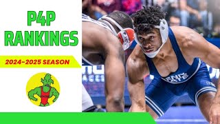 P4P Preseason RANKINGS  2425 NCAA Wrestling Season [upl. by Hekking]