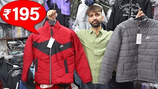 सस्ती Jacket Windcheater के गोधाम in Ludhiana Factory  Wholesale Winter Collection 📞 8728985865 [upl. by Assiralc]