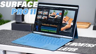 Surface Pro 11 X Elite Review  5 Months Later ft Adobe Premiere Pro amp Davinci Resolve [upl. by Uriisa]