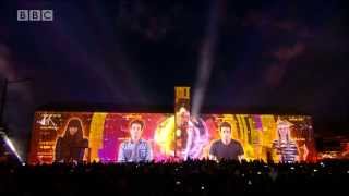 Radio 1s Big Weekend 2013 Video Mapping Calvin Harris [upl. by Schofield685]