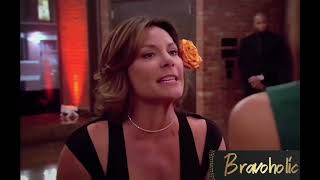 RHONY Bethenny Frankel and Luann de Lesseps talking about Tom DAgostino [upl. by Anaeerb]