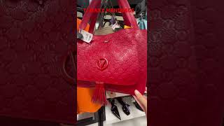 TJ MAXX AFFORDABLE DESIGNER HANDBAGS AWESOME VALENTINO RED BAG And more [upl. by Pisarik]