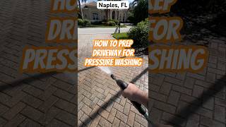 howto prepare driveway for pressurewashing [upl. by Madancy]