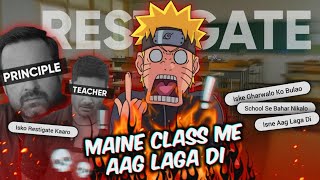 Maine Class Me Aaag Laga Di 🔥💀😲  Storytime 2 [upl. by Snow686]