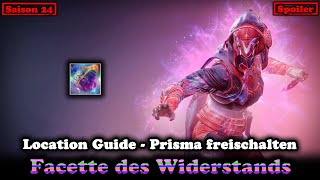 Facette des Widerstands Guide Prisma Fokus freischalten  Saison 24 Destiny 2 Final Shape [upl. by Yonita43]