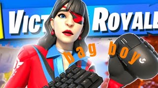 BAG BOY🎒best kbm settings fortnite montage [upl. by Charles]