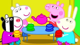 Peppa Plays With Friends ☕️  Peppa Pig Official Full Episodes [upl. by Oiliruam]