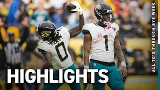 Every Jaguars Touchdown at the Bye  2023 Season  Jacksonville Jaguars [upl. by Raknahs]