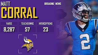 𝐁𝐑𝐄𝐀𝐊𝐈𝐍𝐆 𝐍𝐄𝐖𝐒 Minnesota Vikings Sign Quarterback Matt Corral  2024 NFL Offseason ᴴᴰ [upl. by Avrit133]