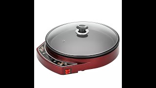 Electric Crepe Maker Pan Nonstick Electric Baking Pan Deepen Pancake Crepe Baking Pan Machine [upl. by Jovia]