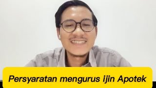 Syarat ijin apotek untuk membuka bisnis apotek bagi pembisnis apotek pemula [upl. by Goodson173]