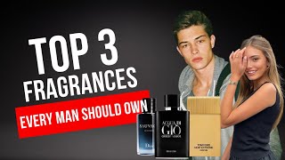 3 FRAGRANCES EVERY MAN SHOULD OWN [upl. by Nellahs273]