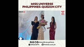 Ms South Triangle wagi sa Miss Universe PhilippinesQuezon City [upl. by Jamal]