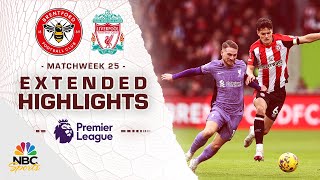 Brentford v Liverpool  PREMIER LEAGUE HIGHLIGHTS  2172024  NBC Sports [upl. by Adnalro]