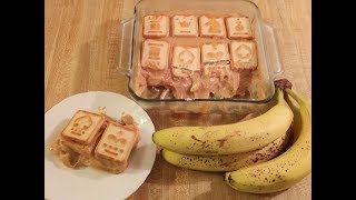 Banana Pudding with Chessmen Cookies and Caramel [upl. by Barra]