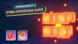 How To Easily Farm quotAgnidus Agate Chunkquot amp quotSmoldering Pearlquot In Genshin Impact Pyro Hypostasis [upl. by Aiouqes200]